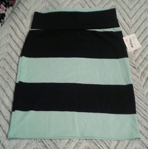Mint and Black Striped LLR Cassie